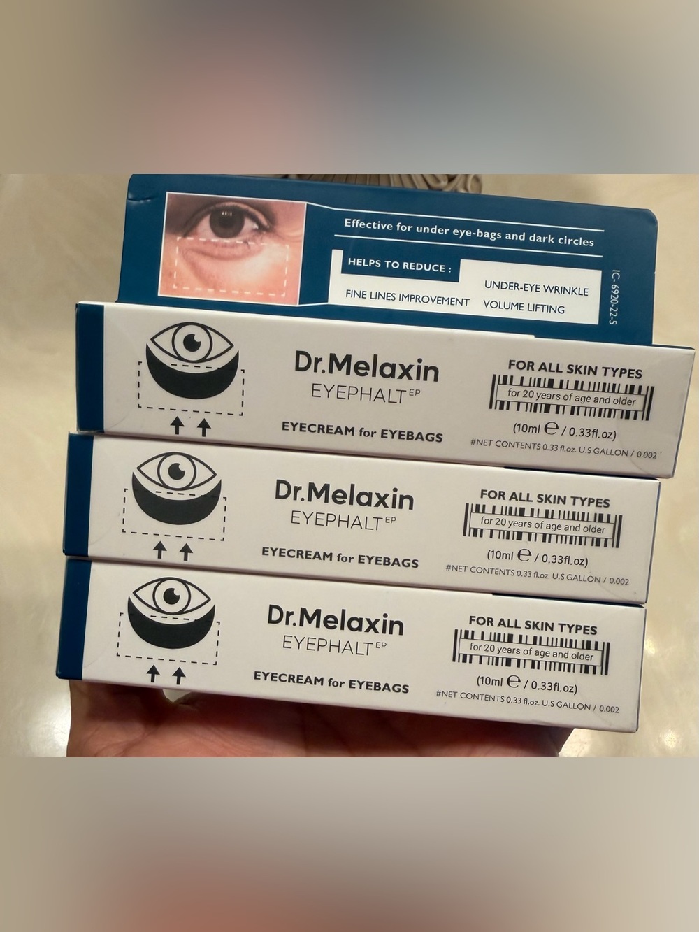 Dr Melaxin Eyephalt Eyecream for Eyebags - White